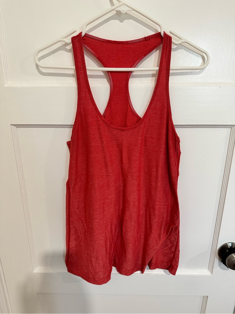 lululemon athletica Deep Orange Racerback Tank